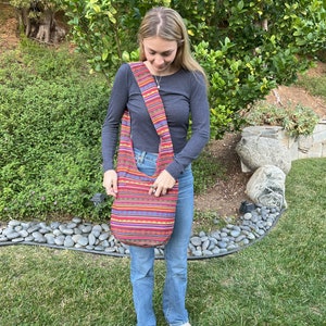 Bolso gitano / Bolso de festival / Bolso hippie / Bolso estilo hobo étnico / Bolso de viaje para ella / Bolso de festival / Bolso bohemio grande / Bolso bandolera bonito / Bolso divertido