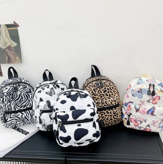 Cute Small Backpack Mini Backpack With Zippers Small Etsy