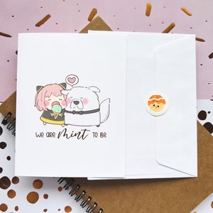Nous sommes parfaits | Carte mignonne drôle d'amour | Saint-Valentin | Joyeux anniversaire de mariage | Cartes de voeux | carte couple animé | Romantique