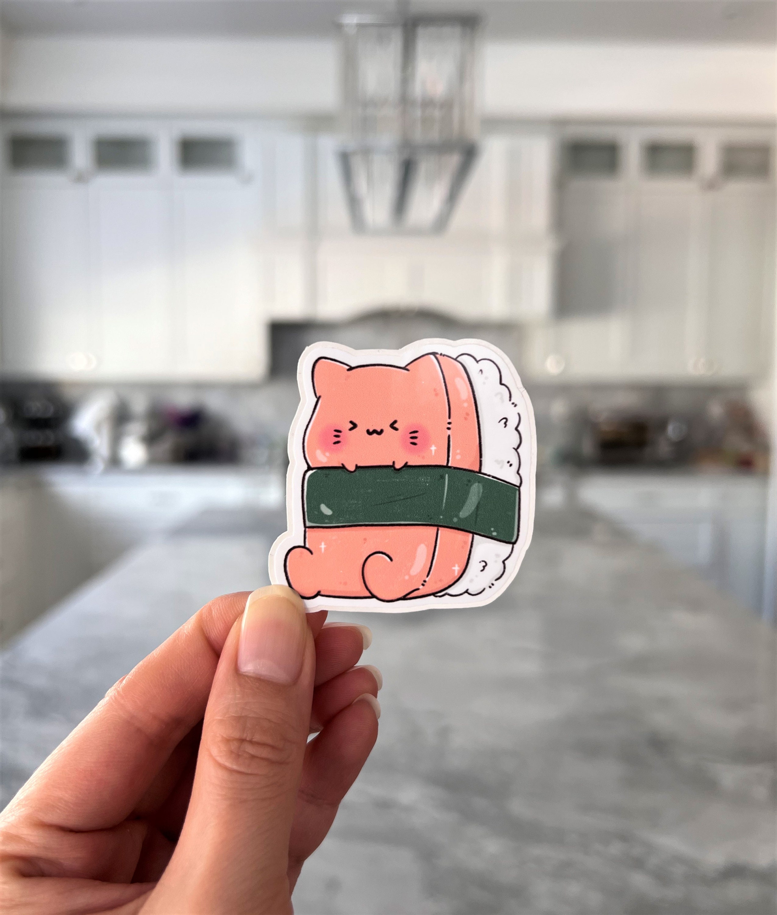 Cute Spam Stickers | Musubi Sushi | Asian Food | Kawaii Food Sticker ...