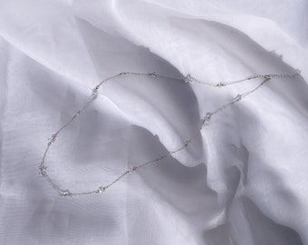 Herkimer Diamond Necklace | Sterling Silver