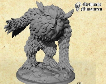 Eulenbär (Fantasy Miniatur, Rollenspiel, Tabletop)