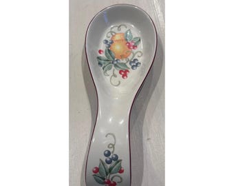 Abundance Corelle Collection by Corning Spoon Rest Jay Imports 8.25"