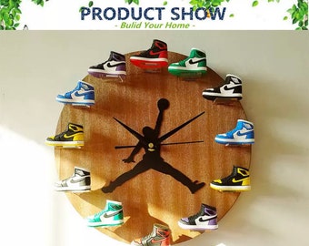 aj 3d sneaker clock