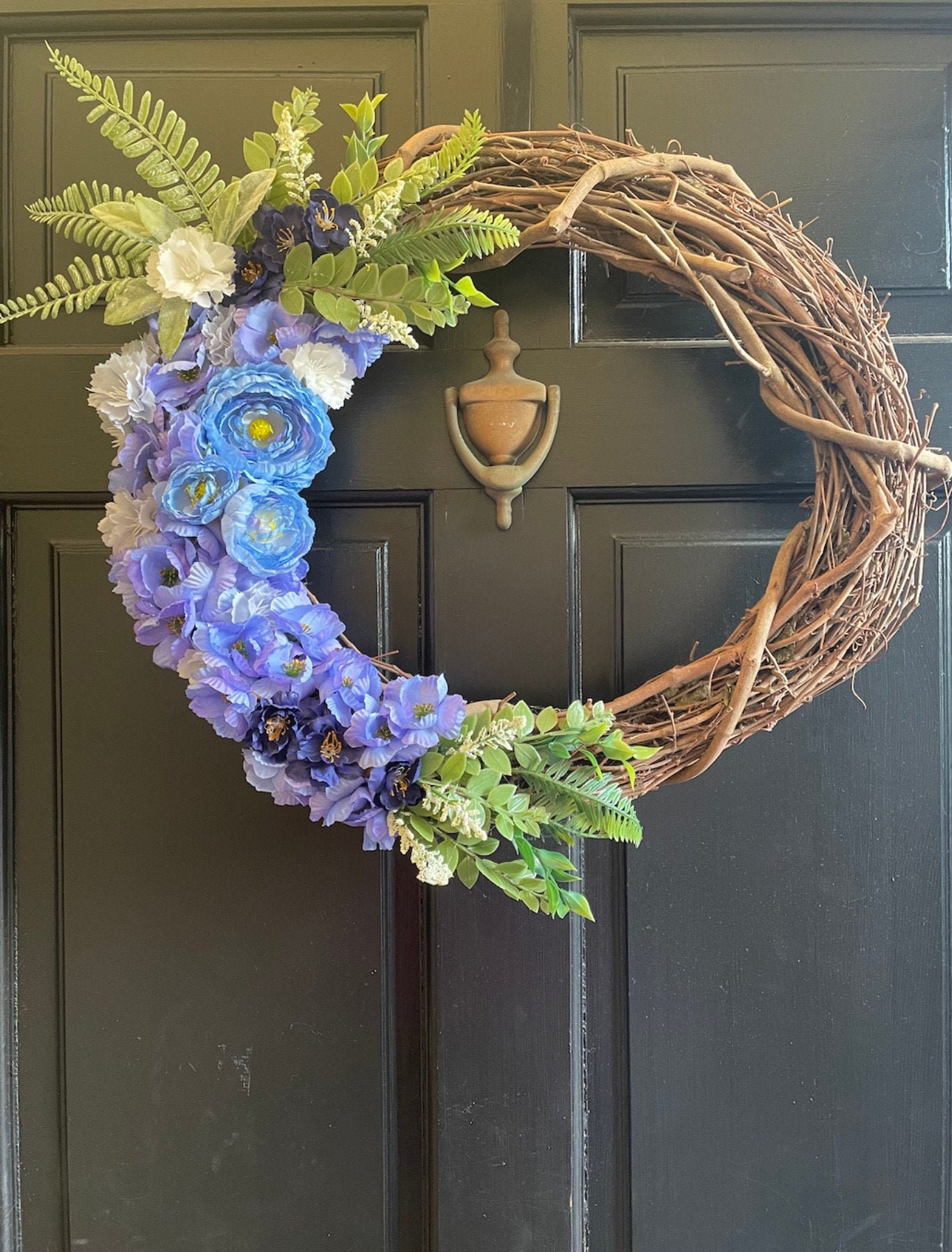 Lavender Door Wreath Etsy