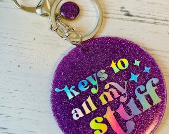 new home keychain, first home gift, home owner gift, home sweet home, housewarming gift, keys for stuff