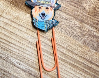 Marque-page trombone Corgi