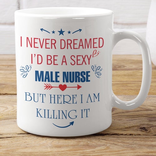 Male Nurse Mug Gift Etsy