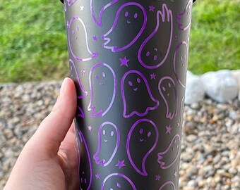 Halloween cup| ghost reusable cold cup