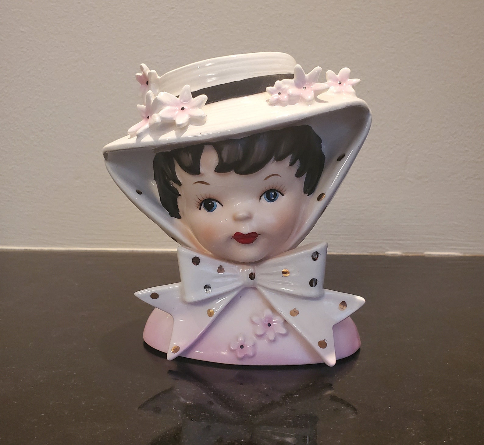Relpo K1096 Lady Head Vase Etsy