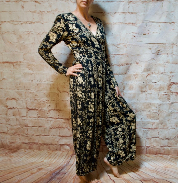 80s jumpsuit hotsell with shoulder pads