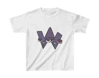 Alfabeto Lore "W" Camiseta para niños
