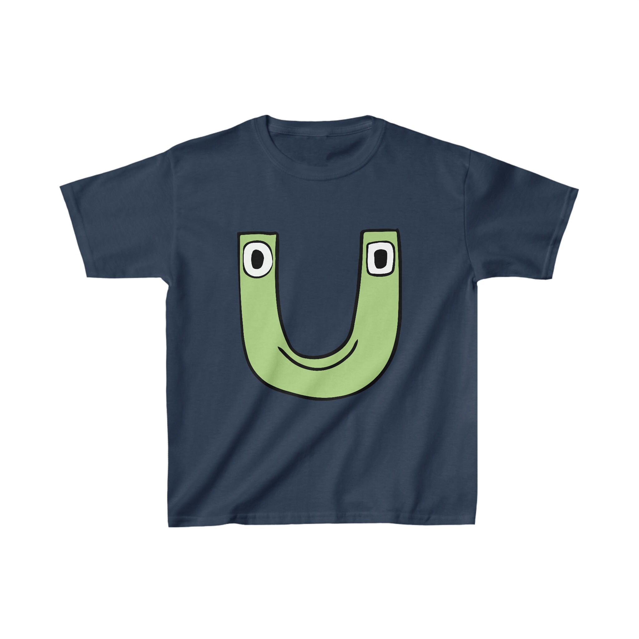 Alphabet Lore U Udier T-Shirt, Children Costume Shirts, Kids