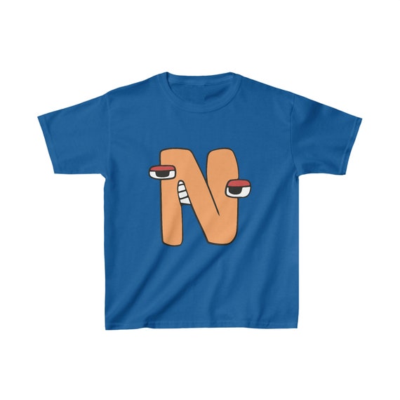 Alphabet Lore Letter N n Tee Shirt T-shirt Soft 