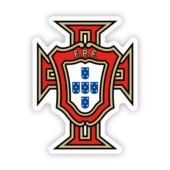 Portuguese Soccer Team Vinyl Sticker, Water Bottle Decal