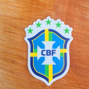 Brazil National Soccer / Futbol Sticker True Fan Sticker Copa de Oro World Cup Sticker for Hydroflask, Yeti or Stanley Tumblers/Waterbottle