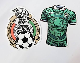 Mexico Soccer Stickers, Copa de Oro, World Cup Team, Water Resistant