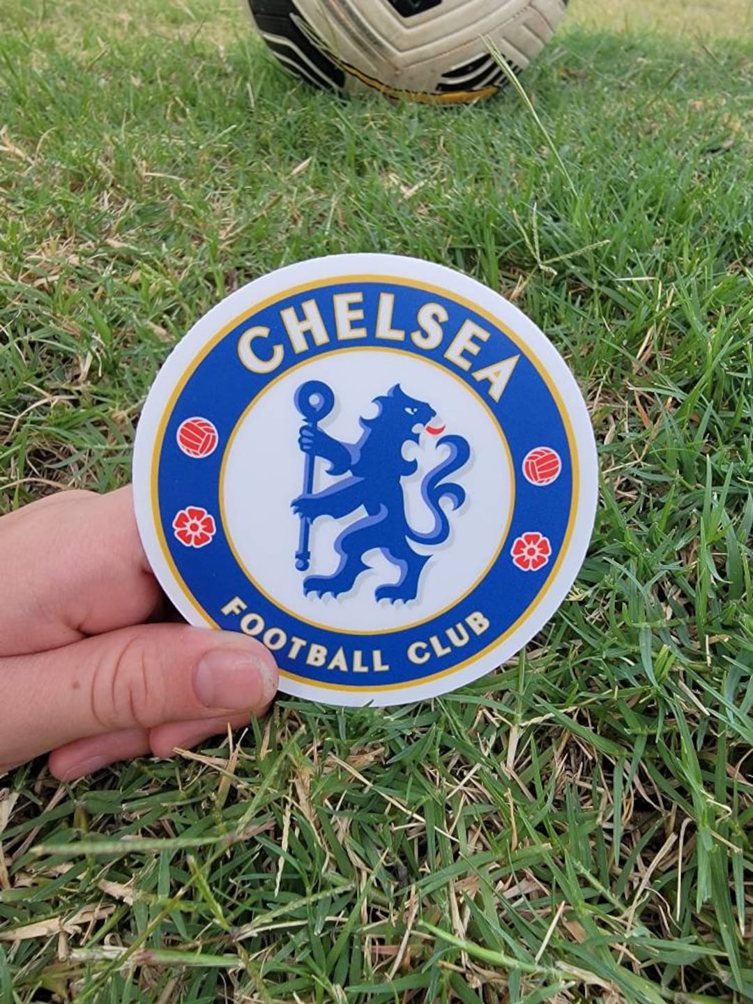 Small Chelsea Sticker Chelsea Football Club Sticker, Water Bottle Resistant (3x3 In) - Etsy