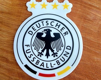 Germany Soccer Sticker, World Cup Team Vinyl Decal