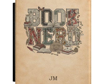 Mothers Day Kindle Cover Gift for Book Loving Mom, Personalized with Initials