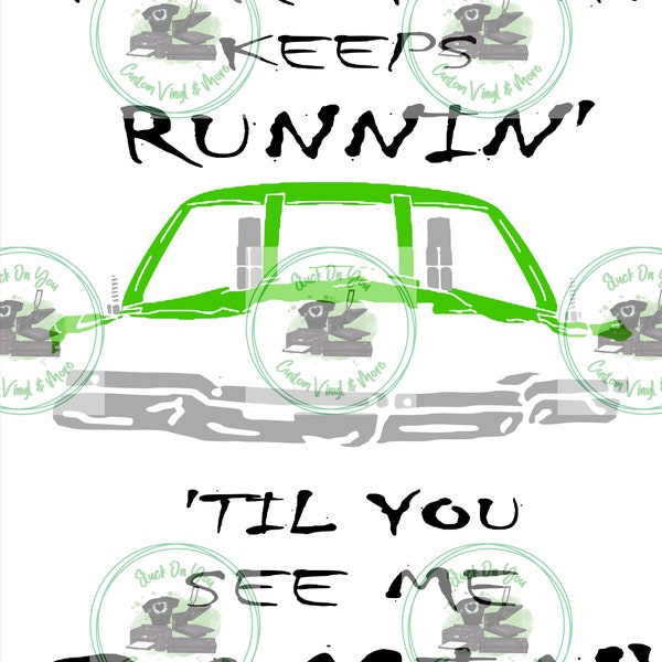 Your Mouth Keeps Runnin'  Demo Derby SVG