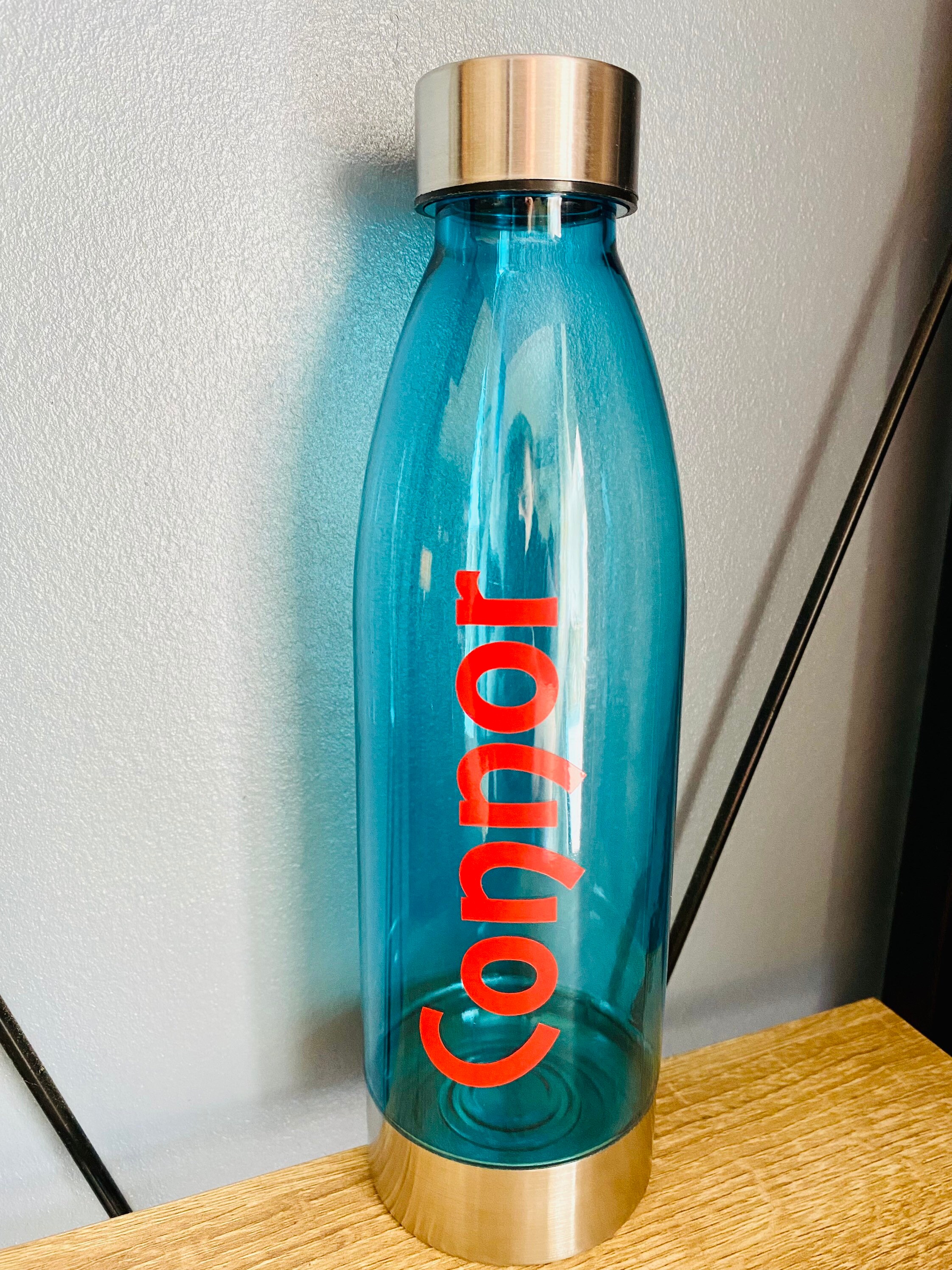Personalised water juice bottle Etsy
