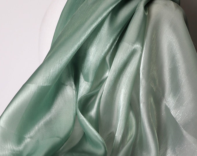 Gradient soft satin fabric, 2 colors, costumes, veil, background, designer fabric, Scarf, Hanfu, costume, DIY/fabric by the yard, 59"W
