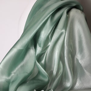 Gradient Satin Fabric: Soft Two-Tone Material, 59" Wide, By The Yard