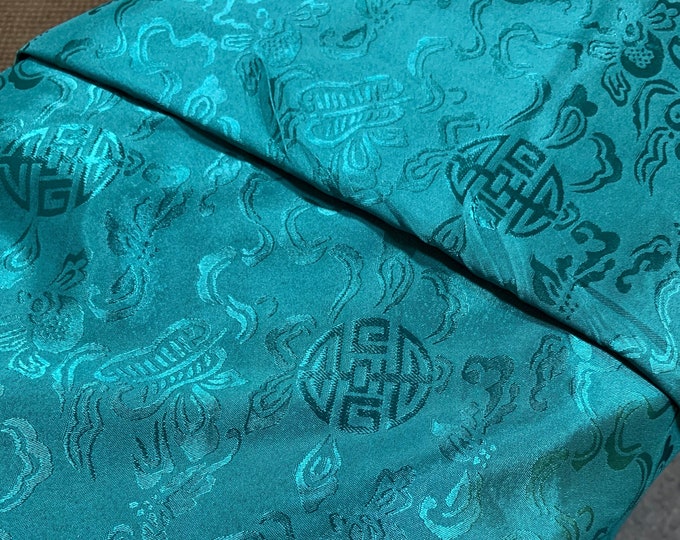 8 colors Plantain Gourd Hydrangea Jacquard silk Fabric, 60“Wide Floral Chinese Antique Satin Cosplay Costumes, Sell by the meter