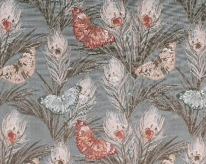 57"W Butterfly jacquard fabric, Designer Fabric, Upholstery, Decor, Costume, Curtain, Handbag, Sewing/Fabric by the meter, 4 colors