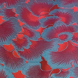 Broccato di seta cinese tessuto tessuto damascato tessuto cuscino cheongsam, motivo Ginkgo biloba, 29,5"W in vendita, 10+ colori, Tappezzeria e cucito