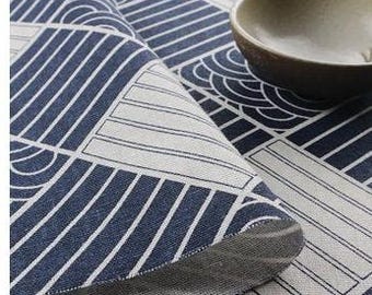 Japanese Cotton Fabric: Upholstery & Drapery, 59" Wide