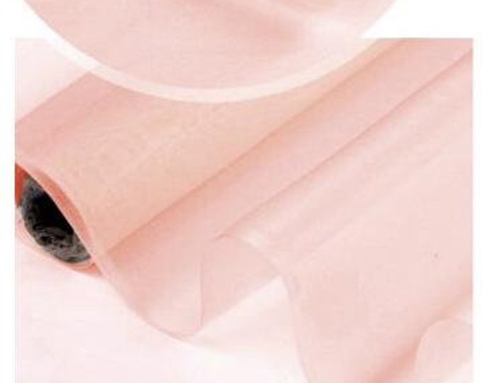 20+ Colors to choose, Solid 100% Pure Silk Organza 6 Momme, Organic Apparel Home Decor Pillow Case Eye Sleeping Mask Fabric, Sewing Fabric