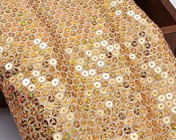 5MM Shell flannelette Multicolor 3D embroidery Iridescent fabric, Bridal & Wedding, Party, Gown, Prom, Décor, DIY Costume, 50" W by the Yard