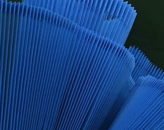 Stiff small Pleated Hard Yarn tulle Fabric, 63" W 21 Colors Designer Fabric, Wedding, Crafts, Events, DIY, backgroudn shape & Texture fabric