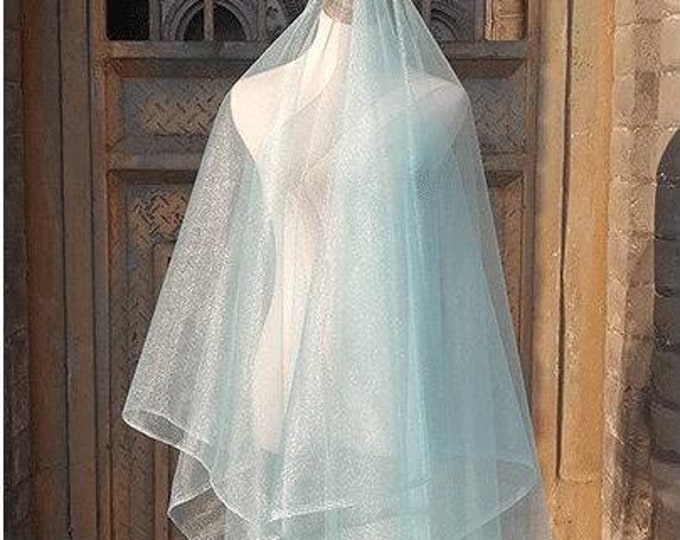 59"W Medium Hard Glossy Glitter Mesh fabric, Wedding, prom, Dance Costume, Tutu dress, doll making, Cosplay, DIY, decoration/fabric
