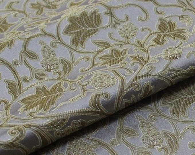 SALE| Chinese Brocade fabric, Gray Grape Fabric, Wedding brocade fabric, Brocade fabr by the meter, Dress fabric, Upholstery, Sewing fabric