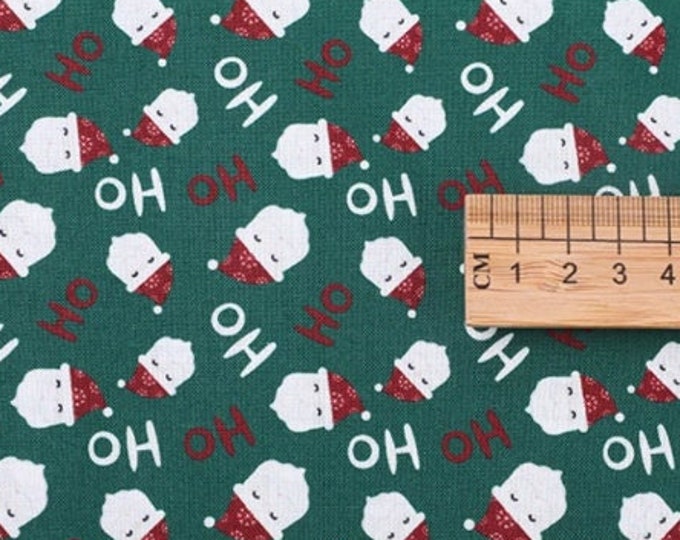 Christmas theme print Cotton Fabric, 57"W, 13 patterns, Upholstery, Decor, Costume, Curtain, Handbag, Sewing, DIY, Sock/Fabric by the meter