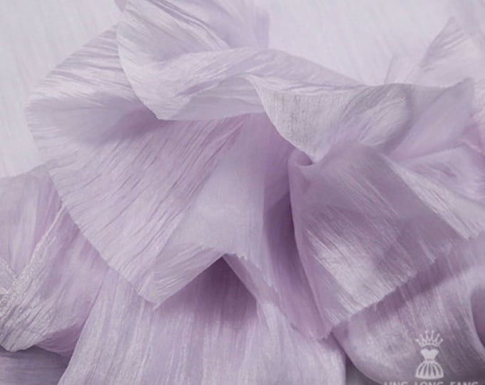 19 colors Shiny glazed Rayon fabric, Lightweight & soft pearlescent translucent fabric, 59" Wide, Sells by the Meter, Upholstery and Sewing