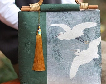 Handmade Rayon Tassel: Antique Purse, Sachet & Fan Accent (16cm)