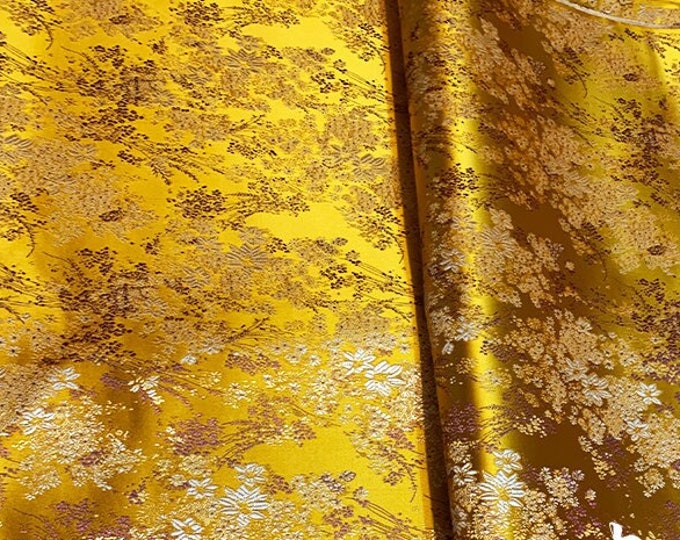 Chinese Brocade fabric on SALE, Wedding, Cheongsam, Qipao Fabric by Meter, 3 colors Clearance, Upholstery, Quilting and Sewing fabric