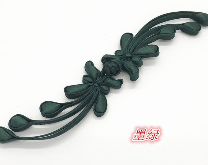 Large Elegant Sewing Fasteners Phoenix tail knotting decorative knots Cheongsam Frogging Button