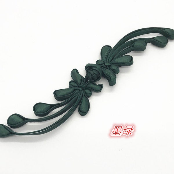 Grote elegante naaibevestigingen Phoenix staart knopen decoratieve knopen Cheongsam Frogging Button