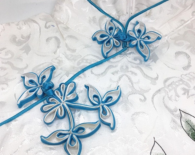 Handmade Luxuary Sewing Fasteners Chinese Knot Closure ,Cheongsam Frog Buttons  20+ Colors , Upholstery, Quilting, Sewing and decoration