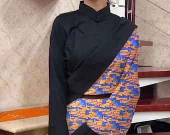 ジャカードシルクブロケード生地：中国のモンゴルのガウン、チベットのローブの装飾