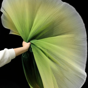 Pleated Organza Fabric: 59&quot; Wide Stiff Texture Polyester