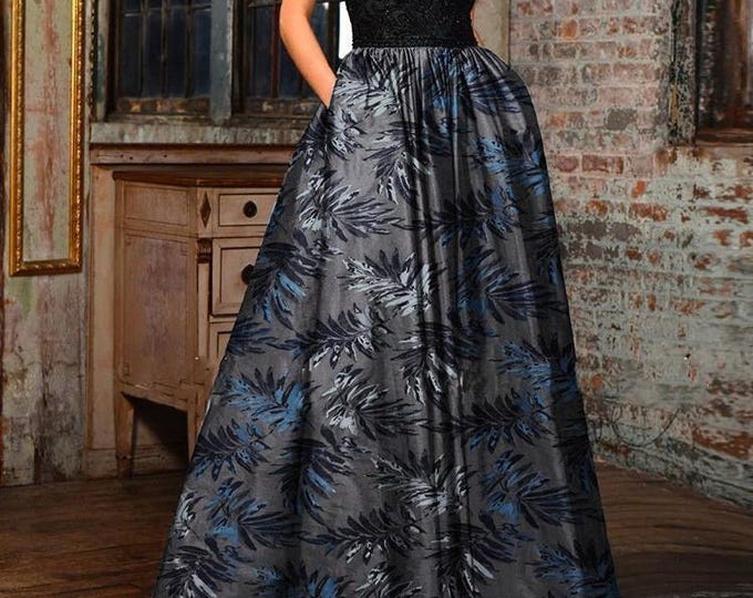 2 sides 59"W Silver jacquard fabric, Designer Fabric, Upholstery, Decor, Costume, Curtain, Handbag, Sewing/Fabric by the meter, 5 colors