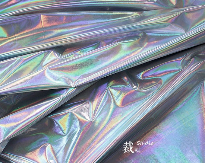 55"W Gorgeous Stretch Shiny Metallic Fabric| Designer Sewing Fabric| Wedding | Bridesmaid | Shoes, Bags, Crafting, Costume| Sold by the Yard