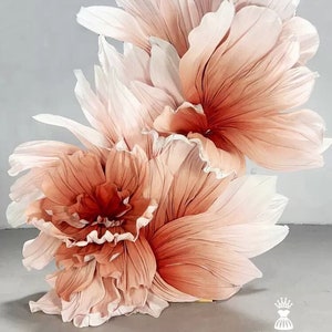Tessuto da sposa rigido plissettato in carta crespa da 59"W, tessuto creativo di design fai da te fatto a mano, 2 colori sfumati, tappezzeria, arredamento, costume, fai da te