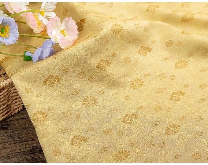 10 colors Auspicious clouds in the Forbidden City brocade fabric, jacquard fabric, Upholstery, Decor, Costume/Fabric by the meter, cheongsam